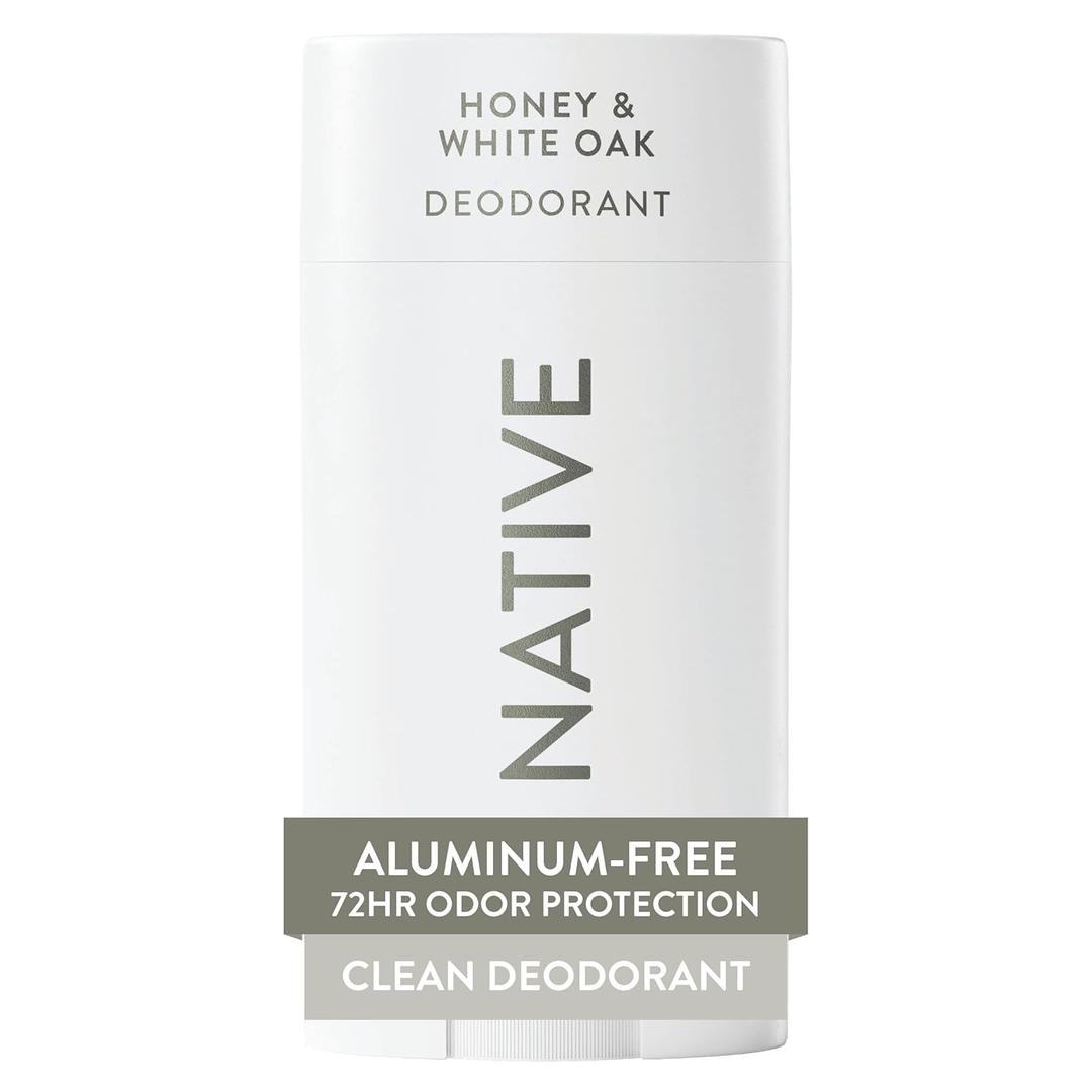 Native Deodorant Contains Naturally Derived Ingredients, 72 Hour Odor Control, Deodorant for Women and Men, Aluminum Free, Honey & White Oak 2.65oz