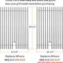 290-0124 Grill Grate Replacement Part for Alfresco LX2 ALXE 304 Stainless Steel BBQ Cooking Grid for Alfresco ALX2 30 42 56 Inch BBQ Grill, 18 3/4" x 12 3/4", 1 Pack