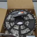 JMEXSUSS 168FT 600 LED Christmas Lights Outdoor Waterproof Clear Wire Warm White Christmas Tree Lights Plug in String Fairy Lights for Outside Indoor for Bedroom Wedding Party Holiday Xmas Decorations