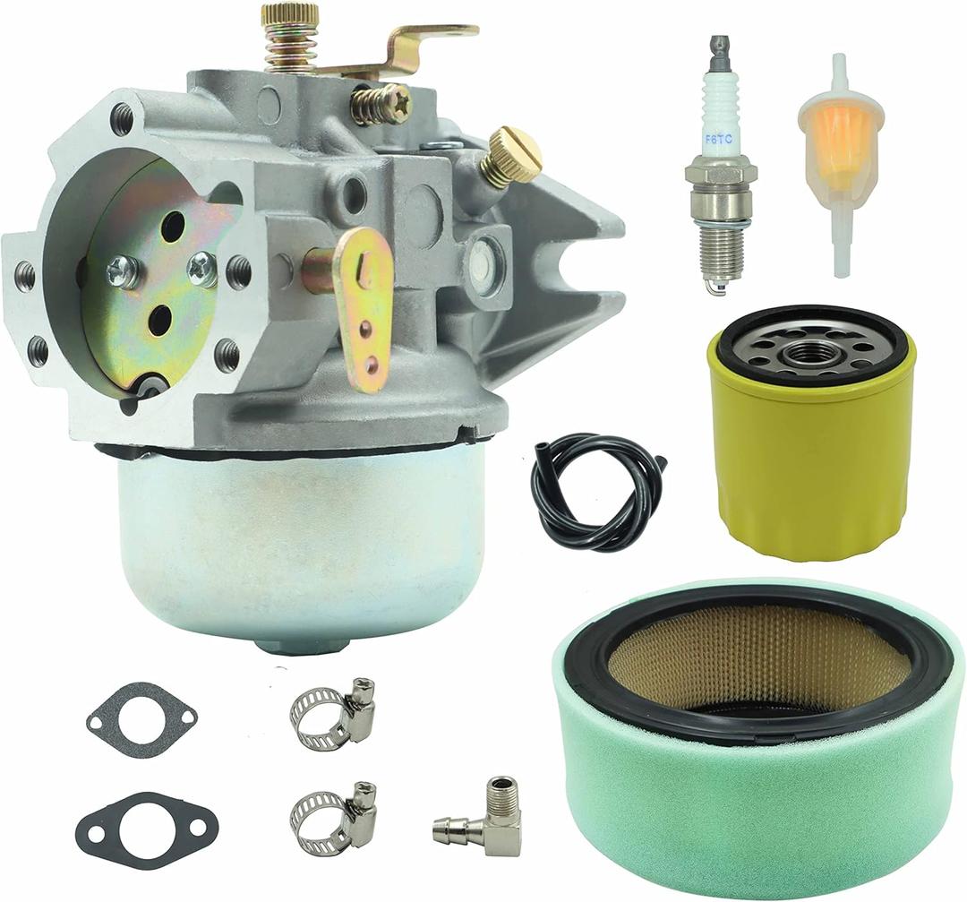 Carburetor For Kohler Magnum KT17 KT19 M18 M20 MV18 MV20 52-053-18 52-053-28 with Air Filter Tune-Up kit