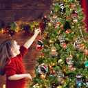 2 x Black Cat Christmas Ornaments 2025, Black Cat Ornaments for Christmas Tree, Funny Christmas Ornaments, Christmas Decor,Personalized Gifts for Lovers