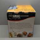 MegaChef 12 Quart Digital Pressure Cooker with 15 Preset Options and Glass Lid, Silver