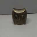 HD Designs Aluminum Owl - Gold 3.6 Inch