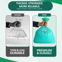 Bedside Commode Liners with Absorbent Pads, 100 Liners + Pads, for Elderly, Adults and Seniors