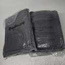 Bedsure King Size Comforter Set Dark Grey - Bed in a Bag Bedding Set 7 Pieces, GentleSoft Pintuck Bed Set Gift for Family, Pinch Pleat Dark Grey Comforter with Sheets, Pillowcases & Shams