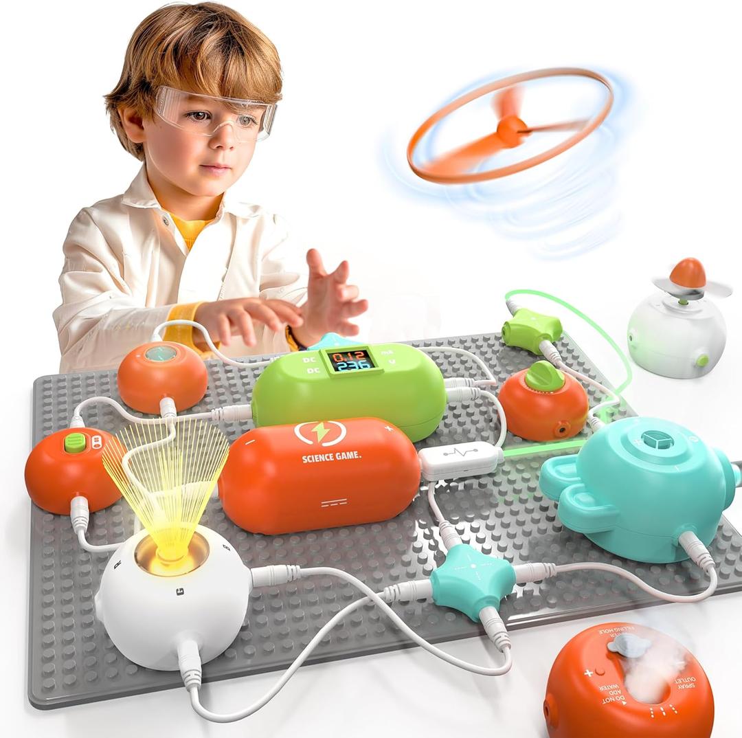 Science Kits for Kids - STEM Kits for Kids, Electronics Exploration Kit, Over 420 Projects, 35 Circuit Parts, STEM Educational Toy Gifts for Kids Boys Girls Ages 3 4 5 6 7 8 9 10 11 12 Science Kits for Kids - STEM Kits for Kids, Electronics Exploration Kit, Over 420 Projects, 35 Circuit Parts, STEM Educational Toy Gifts for Kids Boys Girls Ages 3 4 5 6 7 8 9 10 11 12
