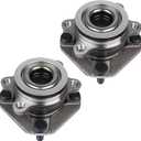 513297 Set of 2 Front Wheel Hub & Bearing Assembly Fit for Nissan Sentra 2007 2008 2009 2010 2011 2012 2.0L; ABS Models
