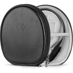 Geekria Shield Case Compatible with Sony, LG, Jabra, Bluenin, Avantree, FKANT, COULAX Headphones, Replacement Protective Hard Shell Travel Carrying Bag with Cable Storage (Black)