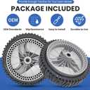 194231X460 Front Wheels For 583719501 917370441 917370432 194231X427 532403111 917370601 917370431 401274X460 Compatible with Craftsman HU 8" X1-3/4 Self Propelled Wheel Lawn Mower