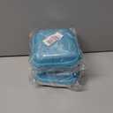 2 x Hermitshell Travel Case for Phomemo M02 / Phomemo M02 Pro/Phomemo M02S Mini Sticker Printer Maker (Light Blue) (Small)