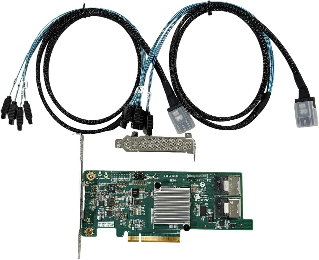 9207-8i 6Gbps SAS2308 HBA LSI FW:P20 IT Mode ZFS FreeNAS unRAID Adapter 2* SFF-8087 SATA