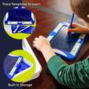 Boogie Board Sketch Studio Kids Authentic Drawing Tablet Activity Kit Includes 10 inch Reusable Drawing Board with Erase-Lock, Drawing Templates and Stylus for Kids Ages 4+