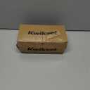 Kwikset Pismo Interior Passage Door Knob, Handle For Closet and Hallway Doors, Non-Locking Doorknob in Matte Black, with Microban Protection