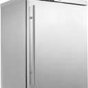 HCK Under Counter Refrigerator, Outdoor Fridge 24 Inch with Stainless Steel Door, Commercial Kitchen Food Refrigerator 5.4 Cu.Ft Capacity for Home Kitchen, Patio, Outdoor, and Food Service Use
