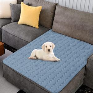 Tcksstex Waterproof and Anti-Slip Dog Bed Cover and Pet Blanket Sofa Pet Bed Mat car Incontinence Mattress Protectors Furniture Couch Cover for Most Cats Dogs, Pets (40x50-Stoneblue）