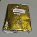 HILAVO 6PCS Black Gold Star Balloons, 22Inch Large Star Balloon Foil Balloons Spike Cone Balloon for Graduation Retirement Birthday New Year Party Decoration