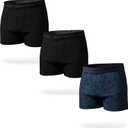 Pair of Thieves Men's AMZ Exclusive 3 Pack Boxer, Navy/ Black, Large