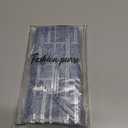 Ultra Slim Thin Denim Wallet Women RFID Blocking Credit Card Holder Bifold Long Ladies Billfold Wallet (01-Light blue)