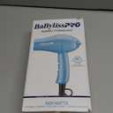 Nano Titanium Travel Hair Dryer, 1000 Watt Professional Blow Dryer with Concentrator Nozzle, Foldable Handle, Dual Voltage