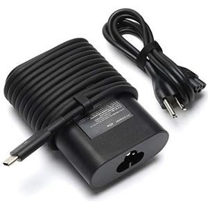 45W USB-C Laptop Charger Compatible for Dell XPS 13 XPS 12 9360 9365 9370 9333 9380 7390 9310 2-in-1, Inspiron 14 7437, Latitude 7275 7370 5175 5285 5290-2in1 LA45NM150 Adapter Power Supply