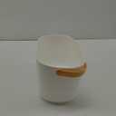 UUJOLY Plastic Storage Baskets with Handles, Shower Caddy Shelf Organizers Basket for Bathroom, Kitchen, Dorm Room, Yellow (1 Pack)