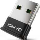 Kinivo USB Bluetooth Adapter for PC BTD400 (Bluetooth 4.0 Dongle Receiver, Low Energy) - Compatible with Windows 11/10/8.1/8, Raspberry Pi, Linux, Laptop & Headphones