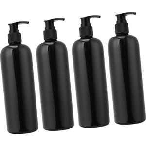 4pcs Marble Bathroom Accessories Press Type Lotion Storage Bottles Toiletry Bottles for Travel and Home
