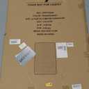 Kuyal Office Chair Mat for Carpet, 32x48 Clear Heavy Duty Computer Chair Mat, Under Desk Protector Carpeted Floors Mat, Easy Chair Movement,Ship Flat