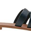 The Drop Women's Monika (10, Faux Leather Black)