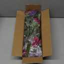 MARTINE MALL Artificial Flowers for Outdoors, 4 Bundles Realistic Fake Outdoor Flowers, UV Resistant Silk Petunia Flower for Outside Look Real Faux Flower Plant for Outdoor Porch Decor, Purple+Fuchsia