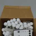 JMEXSUSS 100 LED Connectable Globe String Lights Indoor Bedroom, 33ft Warm White Christmas Lights Plug in with Remote, 8 Modes Hanging Fairy Light Outdoor for Room Classroom Party Spring Home Decor