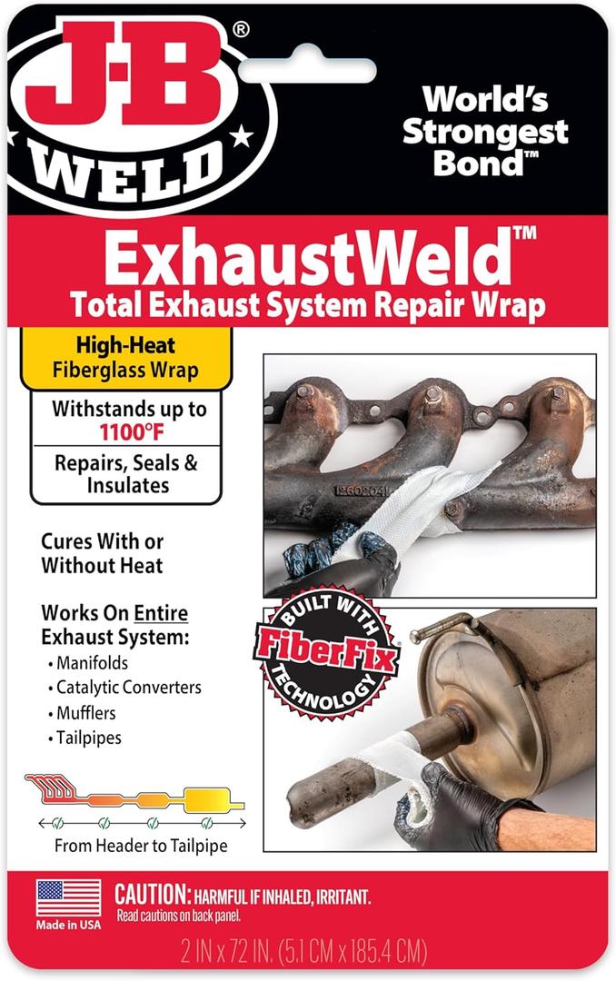 J-B Weld ExhaustWeld 2" x 72" Repair Wrap, White