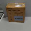 Cesun Small Bathroom Trash Can with Lid Soft Close, Step Pedal, 6 Liter / 1.6 Gallon Stainless Steel Garbage Can with Removable Inner Bucket, Anti-Fingerprint Finish (Purple)