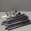 240-Inch Extra Long Blackout Curtain Rod - Heavy Duty Industrial Adjustable Drapery Rod for Indoor/Outdoor Use - 1-Inch Diameter Room Darkening Window Treatment, Room Divider