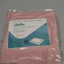 NHNHN Fitted Sheet-Deep Pockets-Soft Microfiber-Easy Care-Shrinkage and Fade Resistant-Fitted Sheets Twin Size for Girl Teens Kids-Only 1 Fitted Sheet (Twin, Blush), Twin1 Pc