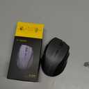 E-YOOSO Wireless Mouse for Laptop, Portable Optical Computer Mouse, 6 Buttons, Cordless 2.4GHz with USB Receiver, 5-Level 4800 DPI, 18 Months Battery Life for PC Chromebook Windows Mac (Gray)