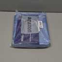 BEDELITE Satin Fitted Sheet and Pillowcases Set, Luxury Soft Similar to Silk Bottom Bedsheet with Elastic Corner Straps, Deep Pocket up to 15 Inch, 1 Fitted Sheet and 2 Pillowcases(Queen, Airy Blue)