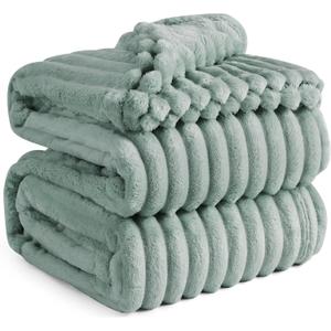 Bedsure Full Size Blankets for Bed - GentleSoft Cozy Soft Blankets for Women, Cute Large Throws for Girls, Sage Green, 84x90 Inches