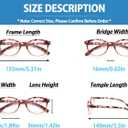 OLOMEE Blue Light Blocking Reading Glasses Women +3.00 Ladies Small Round Readers Blue Ray Circular Cheaters for Small Head/ Face Tortoise Shell 4 Pack