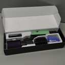 Electric Rotary Grill Brush for BBQ  304 Stainless Steel Rotary Brush Head, Anti-Shedding Bristles, Rechargeable 3-Speed Power Control, Up to 90-Min Runtime, Outdoor Grill Cleaner Black