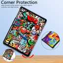 Tri-Fold Case Compatible with Samsung Galaxy Tab S 10.5 inch Tablet - SM T800&T801&T805&T807 (2014 Released), Includes a Screen Protector - Premium PU Leather Tri-Fold Cover with Auto Sleep/Wake