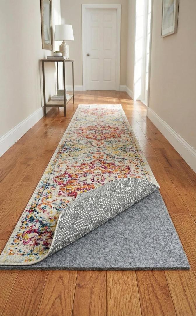 Rugpads.com - 6 Ft Runner Everyday Performance Rug Pad 1/4" Thick Felt & Non-Slip Backing Perfect for Any Flooring Surface