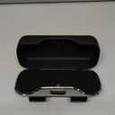 Sunglasses Holder for Car Visor, PU Leather Glasses Case with Clips Magnetic Closure Eyeglasses Holder, Black