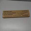 2 Pieces Dryer Vent Cleaner Kit Compatible with Most Vacuum Cleaner, Dryer Lint Brush and Vacuum Hose Attachment with Universal Connector, Quickly Lint Remover (Blue)