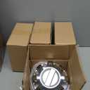 4 PCS Front & Rear Chrome Wheel Center Hub Cap Compatible with Ford F-250 F-350 Super Duty 2017-2024 Replace# HC3Z-1130-E HC3Z1130E