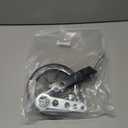 Wheelchair Accessories Caster Assembly with Aluminum Front Fork, Installing 6 Inch Solid Caster. Fit for Front Wheel Installation of Most Manual Wheelchairs and Children's Wheelchairs (Black 1 Ea)