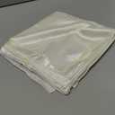 ANECO 12 Pieces Satin Napkins Soft Dinner Napkins Square Table Napkins 17 x 17 Inches for Restaurant Weddings Party Dinner Decoration (Ivory)