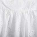 Verdusa Women's Gingham Bubble Mini Skirts Plaid Bow Cute Holiday Short Skorts (White, XL)