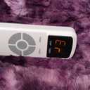 EHEYCIGA Electric Heated Blanket Full Size Faux Fur, 10 Hours Auto Shut Off 9 Heating Levels Heating Blanket, Soft Warm Heated Blanket Fast Heating Purple, Faux Fur & Sherpa