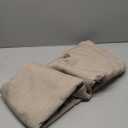 Taupe Linen Curtains 96 Inches Long for Living Room Bronze Grommet Rustic Farmhouse Semi Sheer Light Filtering Window Curtain Dining Room Thick Flax Linen Textured Drapes Mink Greige Burlywood Birch